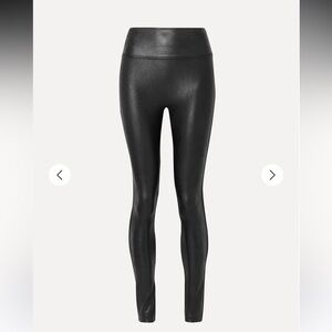 Spanx Faux leather stretch leggings - M